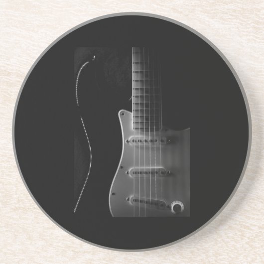 En Grès dessous de verre "GUITAR" (Devant)