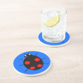 En Grès Dessous de verre Harlequin Ladybird (Côté)