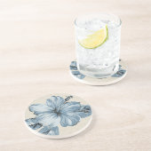 En Grès Dessous de verre hawaïens de barre de Tiki de (Côté)