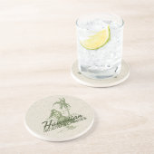 En Grès Dessous de verre hawaïens de barre de Tiki de (Côté)