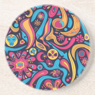 En Grès Dessous de verre hippie