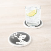 En Grès Dessous de verre Husky Dessous de verre Chien Chie (Côté)