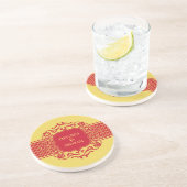 En Grès Dessous de verre indiens wedding showers (Côté)