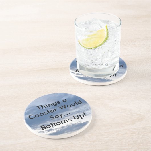 En Grès Dessous de verre inférieur (Côté)