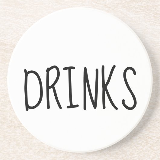 En Grès Dessous de verre inspirés par Dunn de boissons de (Devant)