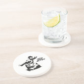 En Grès Dessous de verre Jew Jitsu | Cadeaux Juifs Bar Mit (Côté)