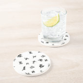 En Grès Dessous de verre Kanji (Côté)