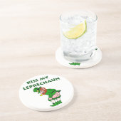 En Grès Dessous de verre Kiss My Leprechaun (Côté)