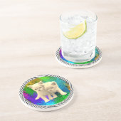 En Grès Dessous de verre KITTENS (Côté)