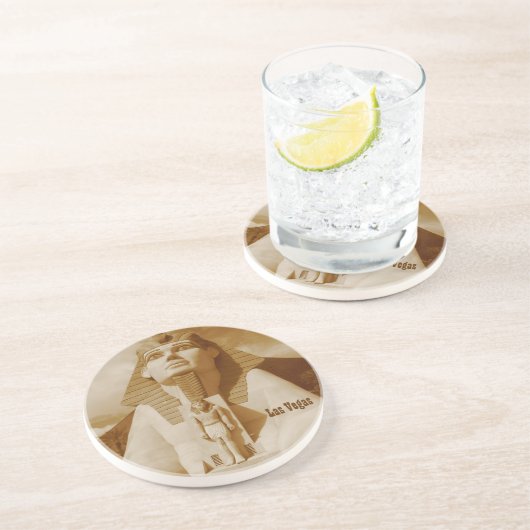 En Grès Dessous de verre Las Vegas ! (Côté)