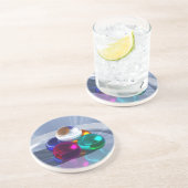 En Grès Dessous de verre léger de flexion (Côté)