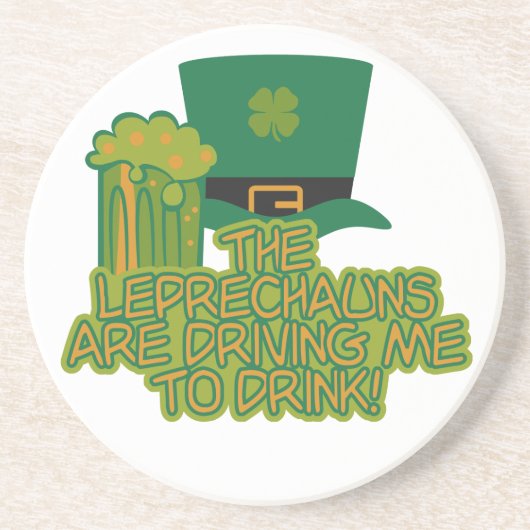 En Grès Dessous de verre Leprechaun (Devant)