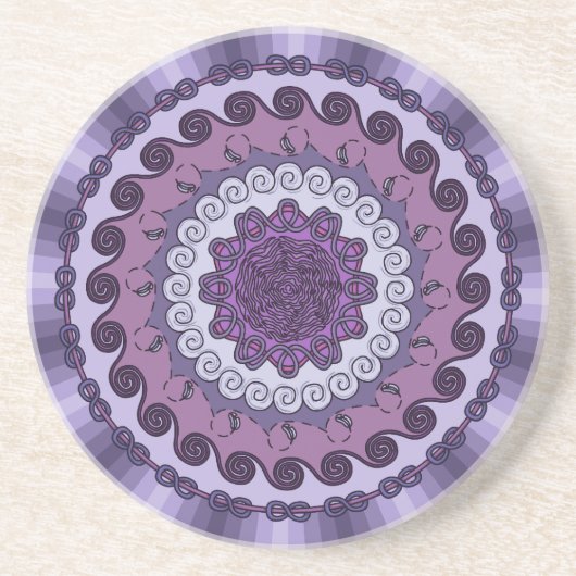 En Grès Dessous de verre Mandala (Devant)