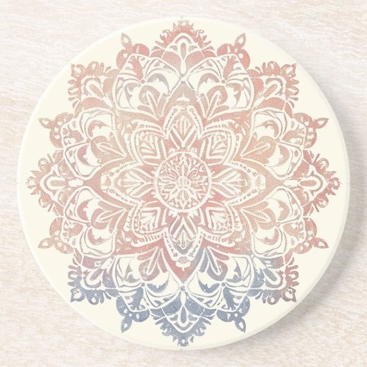 En Grès Dessous de verre Mandala Sandstone (Devant)