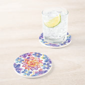 En Grès Dessous de verre Mandala Sandstone (Côté)