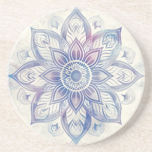 En Grès Dessous de verre Mandala Sandstone