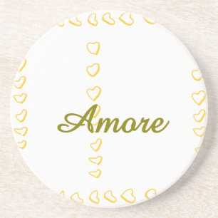 En Grès Dessous de verre mariage Sandstone