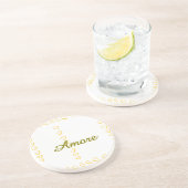 En Grès Dessous de verre mariage Sandstone (Côté)