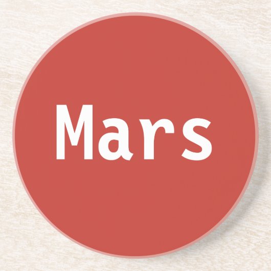 En Grès Dessous de verre Mars (Devant)