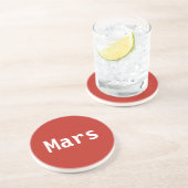 En Grès Dessous de verre Mars (Côté)