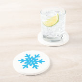 En Grès Dessous de verre météorologiques bleus (Côté)