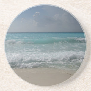 En Grès Dessous de verre mexicains de plage