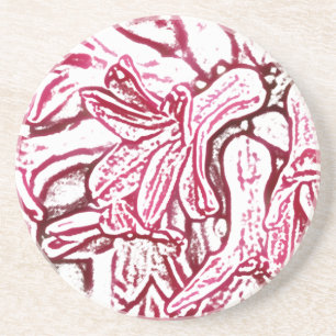 En Grès Dessous de verre modifié Hyacinth