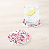 En Grès Dessous de verre modifié Hyacinth (Côté)