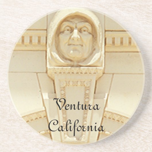 En Grès Dessous de verre - Moine du palais de justice #2 (Devant)