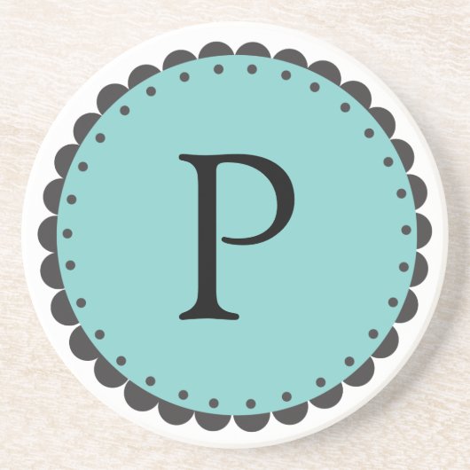 En Grès Dessous de verre Monogramme (Devant)