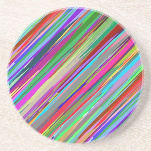 En Grès Dessous de verre Motif artistique (Devant)