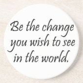 En Grès Dessous de verre motivationnels inspirations cadea (Devant)