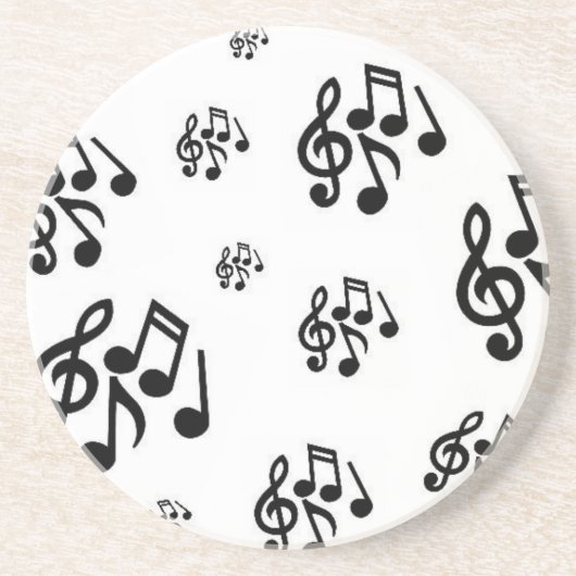 En Grès Dessous de verre Music Keys (Devant)