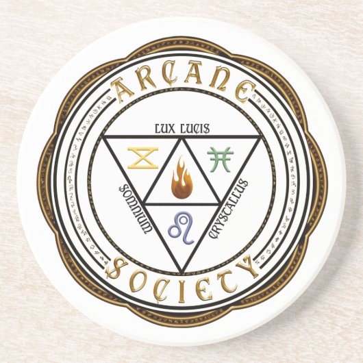 En Grès Dessous de verre mystérieux (Devant)