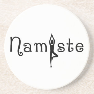 En Grès Dessous de verre Namaste