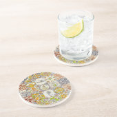 En Grès Dessous de verre néerlandais de carreaux de (Côté)