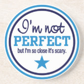 En Grès Dessous de verre NON PARFAITS - bleu (Devant)