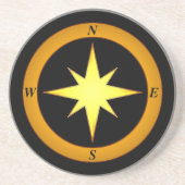 En Grès Dessous de verre North Arrow (Devant)