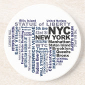 En Grès Dessous de verre NYC (Devant)