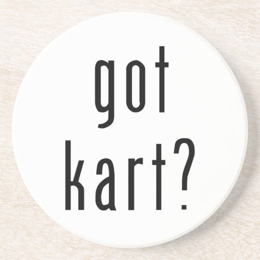 En Grès dessous de verre obtenus de kart (Devant)