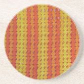 En Grès Dessous de verre - Orange afghan (Devant)