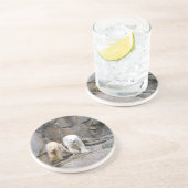 EN GRÈS DESSOUS DE VERRE OURS POLAIRE (Côté)