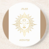 En Grès Dessous de verre Paix et Bénédictions (Devant)