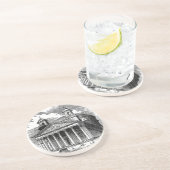 En Grès Dessous de verre Panthéon (Côté)