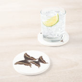En Grès Dessous de verre papillon (Côté)