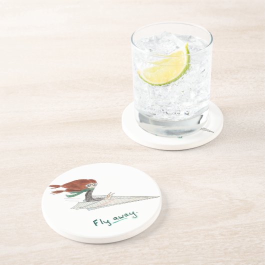 En Grès Dessous de verre partis de mouche (Côté)