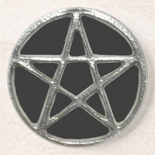 En Grès Dessous de verre Pentacle (Devant)
