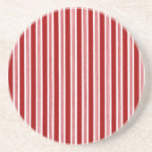 En Grès Dessous de verre Peppermins Stripes (Devant)