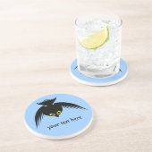 En Grès Dessous de verre personnalisables Crow (Côté)