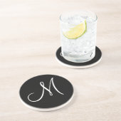 En Grès Dessous de verre personnalisé (Côté)